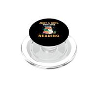 Linda, Solo una Chica a la Que le Encanta Leer Libros, Mujeres y niñas PopSockets PopGrip para MagSafe
