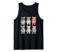 Linda sudadera con capucha con diseño de pata de bulldog francés Camiseta sin Mangas