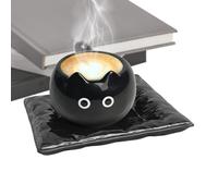 Linda taza de gato - lindo gato tazas de café dulce taza de café de cerámica | Taza de gato de dibujos animados, divertida taza de gato de 210 ml, taza de té de cerámica siamesa, vaso de agua dulce