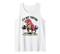 Linda Terapia FÍSICA No Tortura PT PTA T-Rex Camiseta sin Mangas