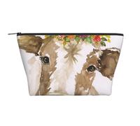 Linda Vaca Acuarela, Bolsa de artículos de tocador Bolsa de Maquillaje Bolsa de cosméticos Bolsa de artículos de tocador de Viaje portátil