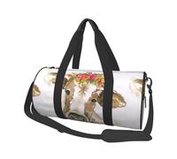 Linda Vaca Acuarela, Bolsa de Viaje de Gran Capacidad, Bolso Redondo, Bolsa de Viaje Deportiva, Bolsa de Mano, Bolsa de Fitness