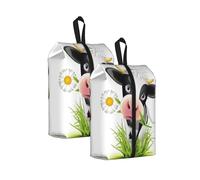Linda Vaca， Bolsas de Viaje para Zapatos (Paquete de 2), Bolsas Impermeables para Guardar Zapatos, Organizador de Zapatos para Viajes y hogar.