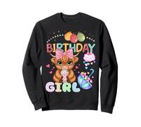Linda vaca cumpleaños rana niña ama vaca cumpleaños Sudadera