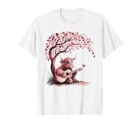 Linda Vaca de Las Tierras Altas mamá día de la Madre mamá Amante de la Guitarra Divertido Camiseta