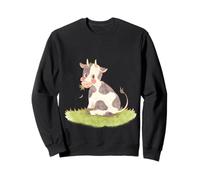 Linda vaca divertida diseño unisex para hombres, mujeres y niños Sudadera