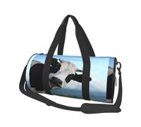 Linda Vaca Impresa., Bolsa de Viaje de Gran Capacidad, Bolso Redondo, Bolsa de Viaje Deportiva, Bolsa de Mano, Bolsa de Fitness