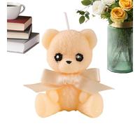 Linda vela de oso | Perfumada Estética Linda Natural Decorativa,Favores para Shower,para Salón Biblioteca Fiestas Hogar Oficina
