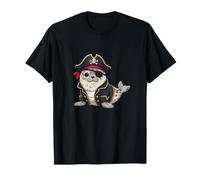 Linda y Adorable Foca Pirata bebé Camiseta