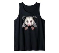 Linda y Divertida zarigüeya Mirando Amantes de los Animales de la Vida Silvestre Camiseta sin Mangas