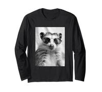 Linda zarigüeya con Gafas de Sol Cool Forest Animal Photo Booth Manga Larga