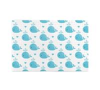 Lindas Ballenas Azules, Rompecabezas de 1000 Piezas, Rompecabezas de Madera para Toda la Familia, decoración de Pared para Adultos y Adolescentes.
