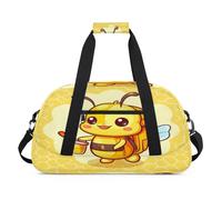 Lindas bolsas de lona de abeja para mujeres, hombres, niños, niñas, niños, bolsa de viaje para fin de semana, bolsa de viaje de 24 L, bolsa de deporte para gimnasio, bolsa de práctica, color, 24 L,