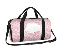 Lindas bolsas de lona deportivas con diseño de delfín y océano, para fin de semana, para la noche, para viajes, gimnasio, equipaje, para niños, niñas, niños, mujeres y hombres