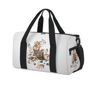 Lindas bolsas de lona deportivas con diseño de ratón para niños, niñas, mujeres, hombres, durante la noche, fin de semana, bolsa de viaje, gimnasio, bolsa de lona casual