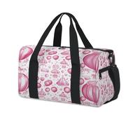 Lindas bolsas de lona deportivas con temática de circo para niños, niñas, mujeres, hombres, durante la noche, fin de semana, bolsa de viaje, gimnasio, bolsas de lona casuales