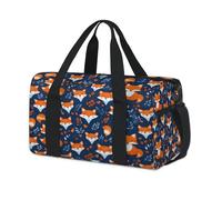 Lindas bolsas de lona deportivas de Fox para niños, niñas, mujeres, hombres, durante la noche, fin de semana, bolsa de viaje, bolsa de viaje para gimnasio, bolsas de lona casuales