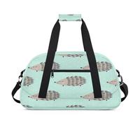 Lindas bolsas de lona para niños y niñas, erizo durante la noche, fin de semana, bolsa de viaje de 24 L, bolsa de deporte para gimnasio, práctica, color, 24 L, Organizador de bolsas
