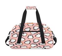 Lindas bolsas de lona para niños y niñas, pingüino animal, bolsa de viaje de fin de semana, bolsa de viaje de 24 L, bolsa de deporte para gimnasio, práctica, color, 24 L, Organizador de bolsas