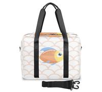 Lindas bolsas de viaje con escamas de pescado para mujeres, hombres, niñas y niños, bolsa de fin de semana, bolsa de viaje de 32 L, bolsa grande para viajes, deportes, gimnasio, color, Big,