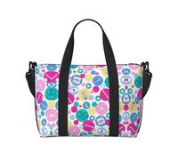 Lindas bolsas de viaje para enfermeras, para fin de semana, para mujer, bolsa de gimnasio deportiva, bolsa de lona de entrenamiento, durante la noche, Black, Talla única