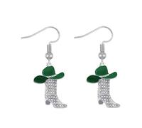 Lindas botas occidentales Boots Cowgirl Cowboy Dangle Drop Pendientes para mujeres Dainty Boho Enamel Sombra Boot hipoalergénica Ligera colgante Y2K Jewelry Fiest Holiday Christmas Regalo