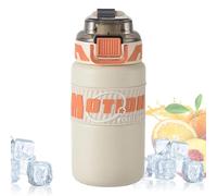 lindas botellas de agua, taza de viaje de acero inoxidable | Taza de agua de acero inoxidable de gran capacidad - Taza de viaje con asa de botella de bebida deportiva para estudiantes
