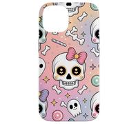 Lindas calaveras kawaii de Halloween en colores pastel Carcasa para iPhone 14
