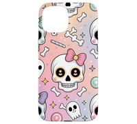Lindas calaveras kawaii de Halloween en colores pastel Carcasa para iPhone 15