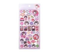 Lindas calcomanías, lindas calcomanías con temática de dibujos animados, pequeño gato de dibujos animados 3D, para tazas de agua, portátiles, guitarras, maletas, equipaje, cuaderno, sobres, gafas