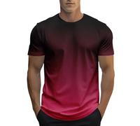 Lindas camisetas de cuello redondo para hombre, con letras de verano 2026, holgadas, de manga corta, ajuste holgado, casuales, de primavera, camisetas de moda para hombre, hot pink, XXL