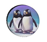 Lindas cubiertas de neumáticos de pingüino, impermeables, anti UV, cubierta de neumático de 30 pulgadas, cubiertas de rueda de un solo eje para caravana, camión, SUV, remolque, universal para todas