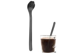 lindas cucharas de café, cucharas mezcladoras para bebidas - Cucharas para revolver de cocina con garra de gato - Lindos cubiertos multifuncionales, cucharadita portátil para viajes, camping, picnic