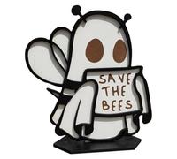 Lindas decoraciones de Halloween, decoración fantasma | Paneles de mesa de madera de granja - Placas decorativas para el hogar, paneles independientes, artículos de decoración de bandejas de varios