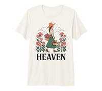Lindas Flores de Dedo Verde Jardinero Jardinero Cottagecore Camiseta Premium