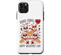Lindas Gafas de Sol Corgi Valentine Heart Rose Sweet Dog Love Carcasa para iPhone 11 Pro MAX