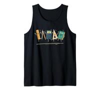 Lindas Herramientas matemáticas calculadora Regla geometría Profesor Camiseta sin Mangas