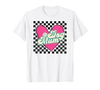 Lindas Huellas de Huellas de corazón Rosa con Texto en inglés Say Happy Mother's Day Camiseta