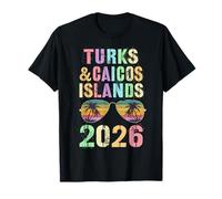 Lindas Islas TURCAS Y Caicos 2026 Viaje de Surfista de Vacaciones mamá Camiseta