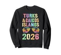 Lindas Islas TURCAS Y Caicos 2026 Viaje de Surfista de Vacaciones mamá Sudadera