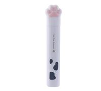 Lindas mini tijeras de pata de gato, de acero inoxidable, divertidas, portátiles, de bolsillo, pequeñas tijeras de seguridad plegables para cortar papel, álbumes de recortes, manualidades (blanco)