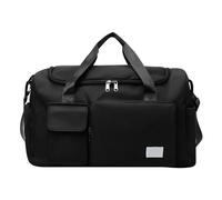 Lindas mochilas para adolescentes y niñas, bolsa de bolsillo para mujeres y hombres, bolsa con compartimento para zapatos, ligera y fácil de llevar, mochila alta gris con ruedas, Negro, Talla única