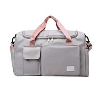 Lindas mochilas para adolescentes y niñas, bolsa de bolsillo para mujeres y hombres, bolsa con compartimento para zapatos, ligera y fácil de llevar, mochila alta gris con ruedas, a, Talla única