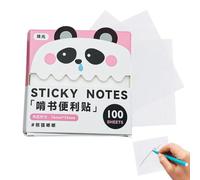 Lindas notas adhesivas 100 hojas reutilizables extraíbles | Bloc de notas adhesivas para estudio, diario, planificador, escuela, oficina, trabajo, escritorio, libro, hogar, etc