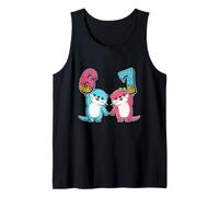 Lindas nutrias 67 Números Niños Niñas Moda Meme Amantes de los Animales Camiseta sin Mangas