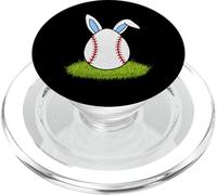 Lindas Orejas de Conejo Huevo de Pelota de béisbol Feliz día de Pascua niños niños PopSockets PopGrip para MagSafe