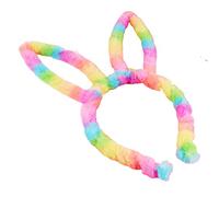 Lindas orejas de conejo para cabeza de conejo de felpa orejas de conejo diadema pelo pelo mano accesorios para el cabello para uso diario