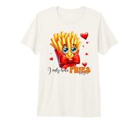Lindas Patatas Fritas, Solo Tengo Patatas Fritas para ti Love Hearts Camiseta Premium