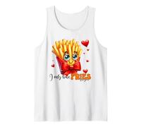 Lindas Patatas Fritas, Solo Tengo Patatas Fritas para ti Love Hearts Camiseta sin Mangas