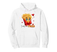 Lindas Patatas Fritas, Solo Tengo Patatas Fritas para ti Love Hearts Sudadera con Capucha